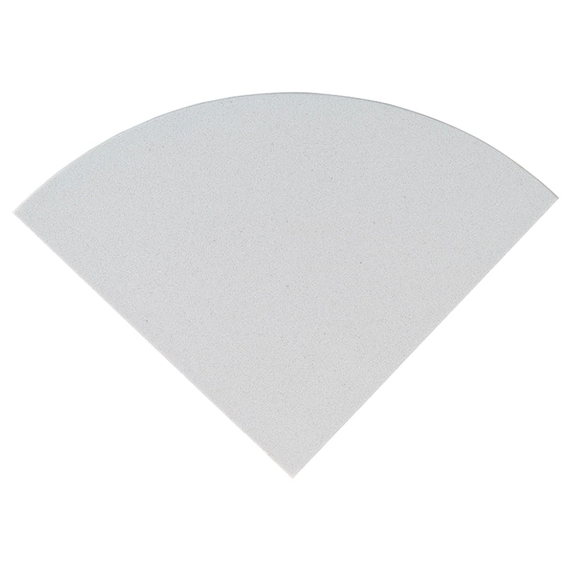 Engineered White 9" Radius Corner Shelf, MSI product image