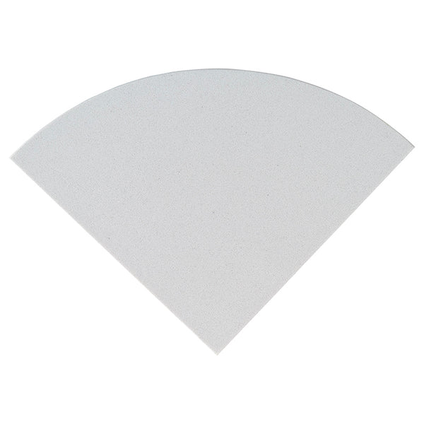 Engineered White 9" Radius Corner Shelf, MSI product image