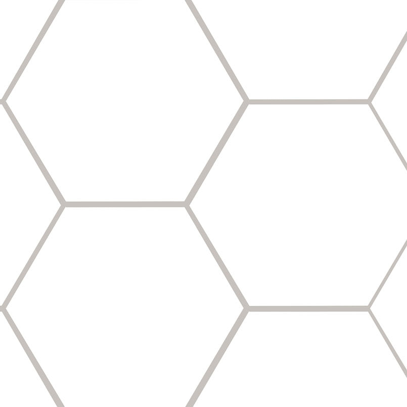 HEXLEY ECRU 9X10.5 HEXAGON