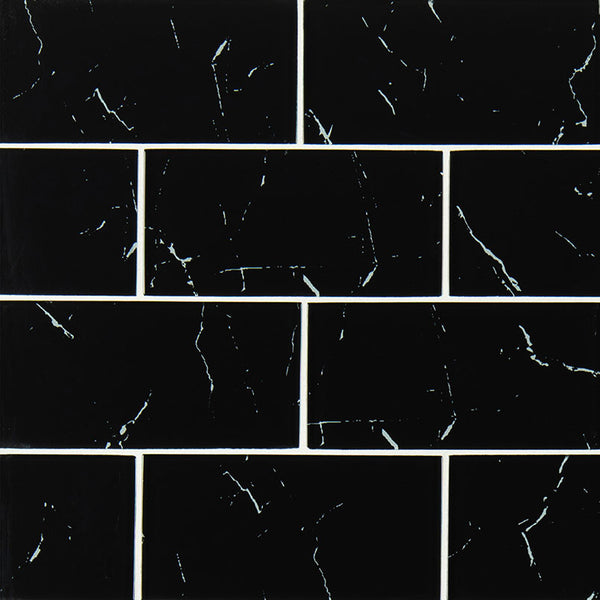 Nero Marquina Glass 3x6, MSI product image
