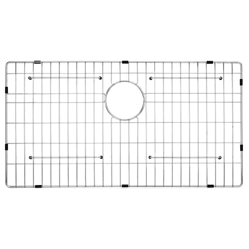 MSI stainless steel sink grid for Handcrafted Farmhouse 3321 single bowl sink with apron, product view