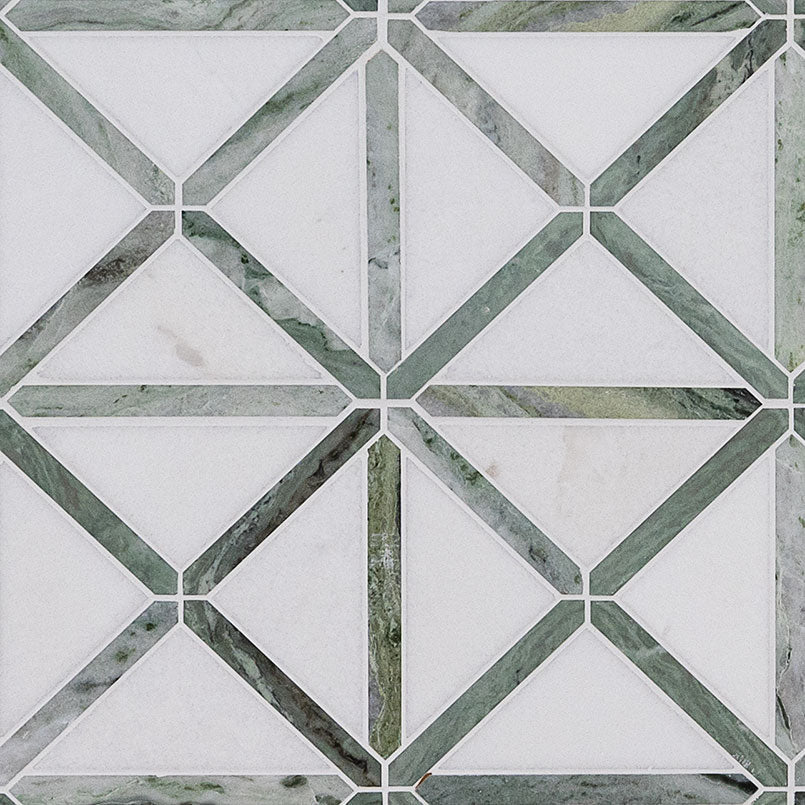 Verdant Green Geometrica Pattern Polished 10mm, MSI product image